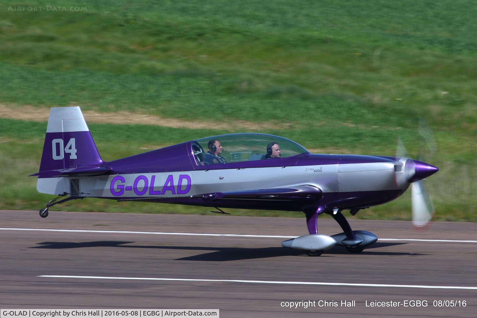 G-OLAD, 2007 Extra EA-300L C/N 1270, Royal Aero Club air race at Leicester