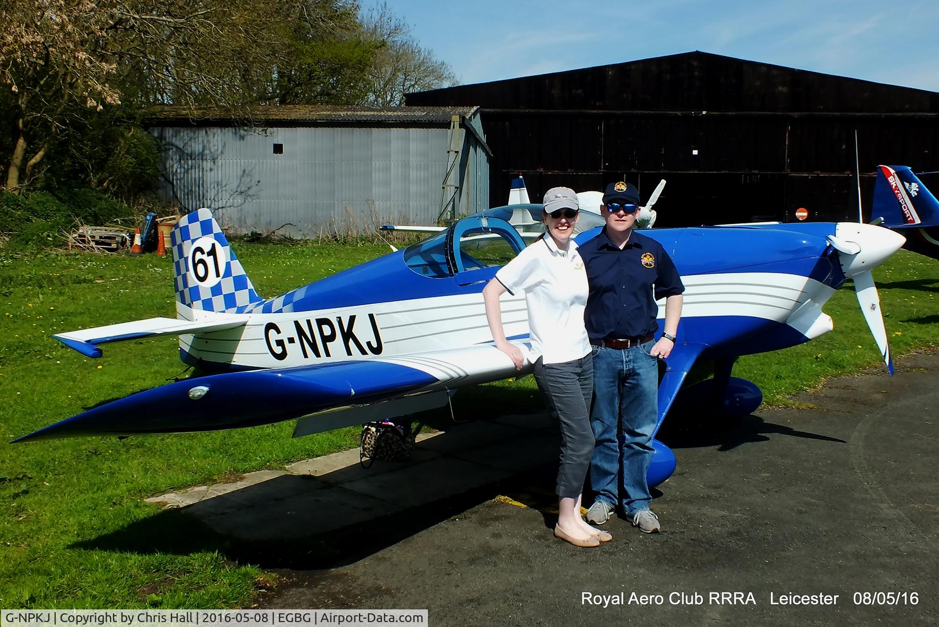 G-NPKJ, 1998 Vans RV-6 C/N PFA 181-13138, Royal Aero Club air race at Leicester