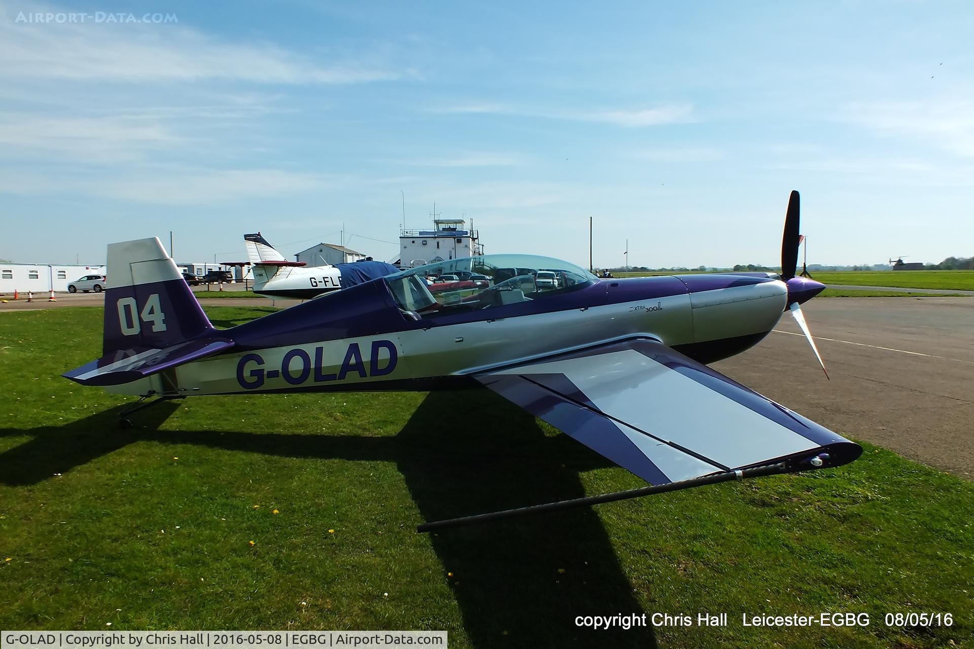 G-OLAD, 2007 Extra EA-300L C/N 1270, Royal Aero Club air race at Leicester