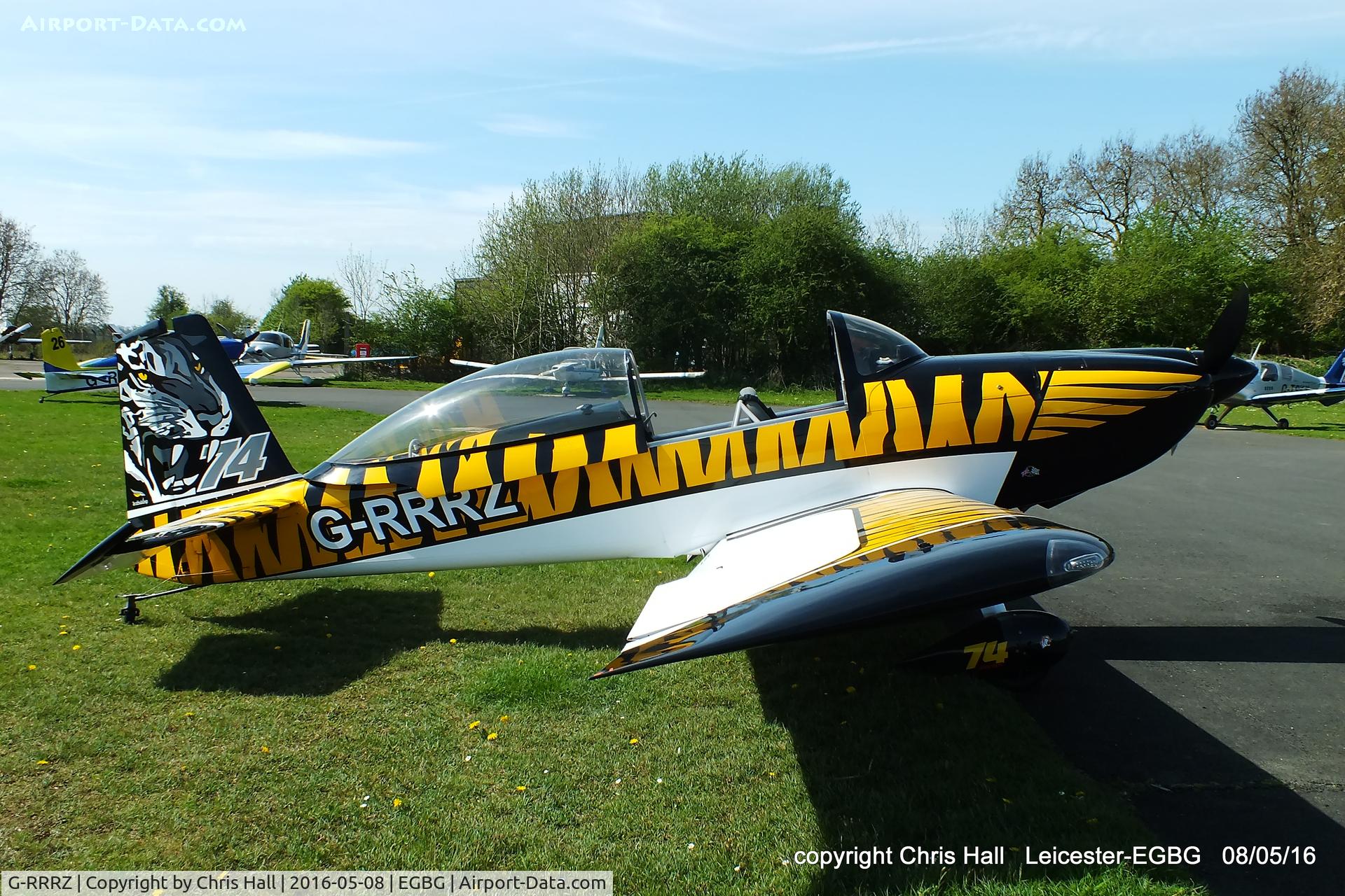 G-RRRZ, 2013 Vans RV-8 C/N PFA 305-15107, Royal Aero Club air race at Leicester