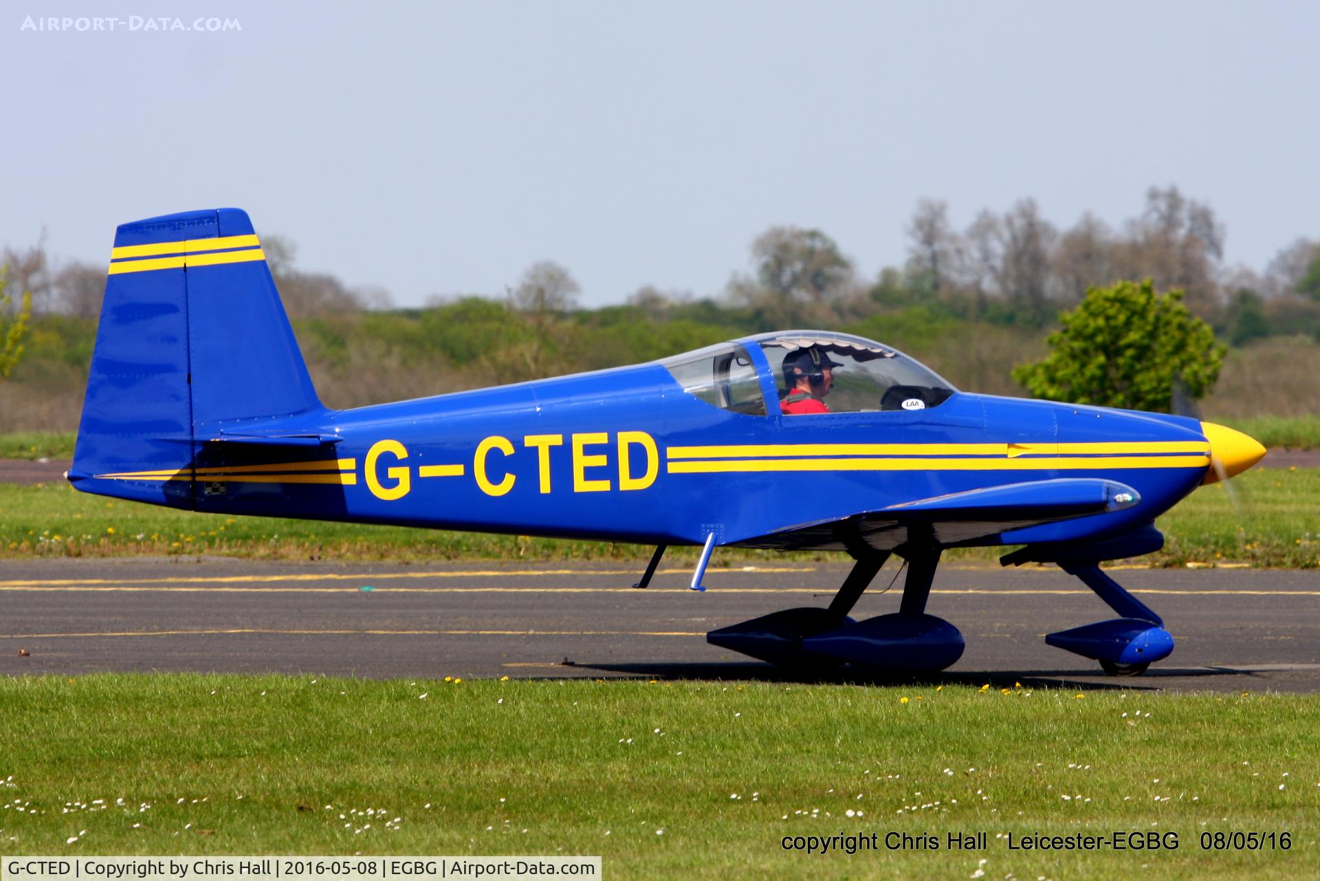 G-CTED, 2007 Vans RV-7A C/N PFA 323-14631, Royal Aero Club air race at Leicester
