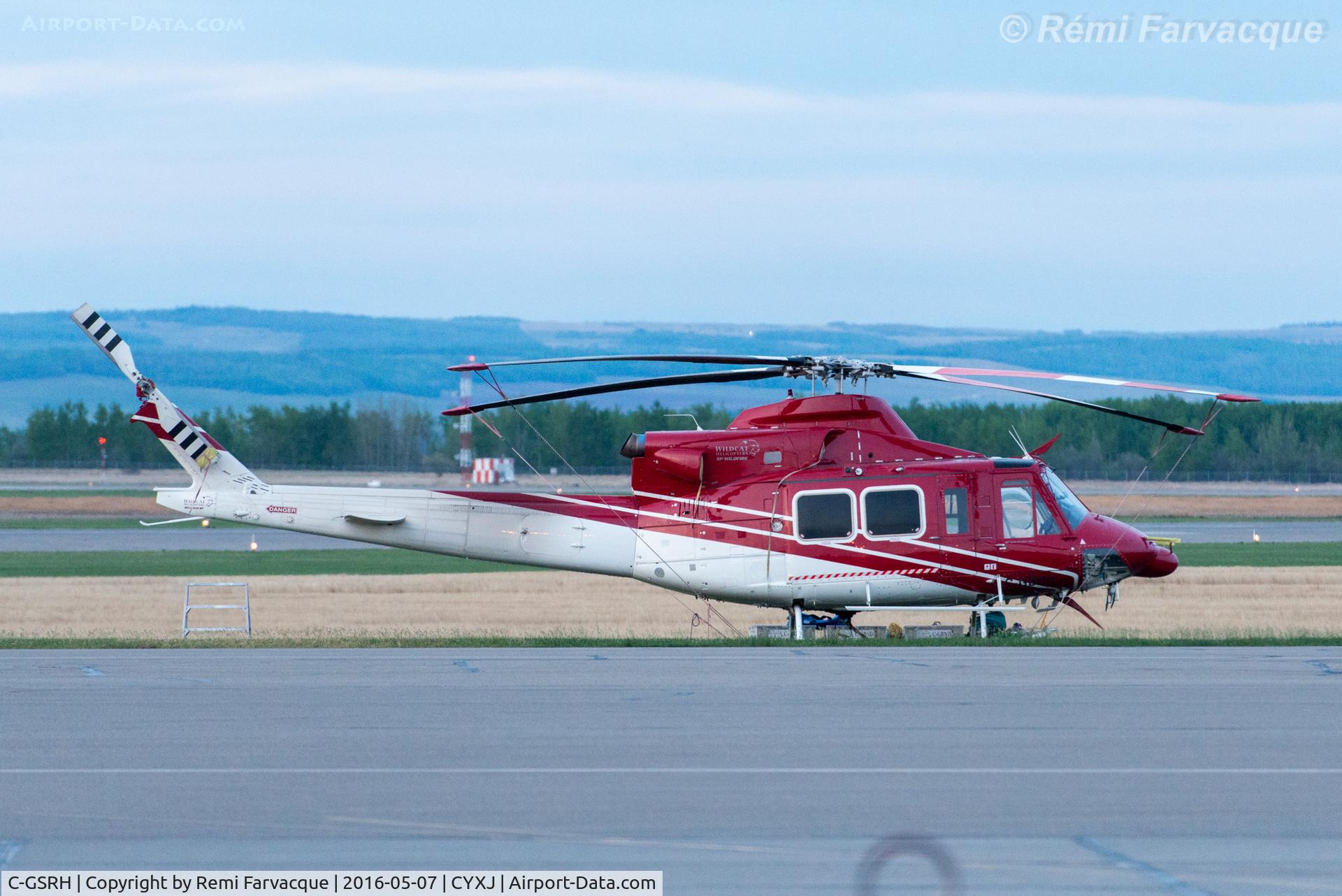 C-GSRH, Bell 212 C/N 30895, Parked on apron in front of main terminal building.