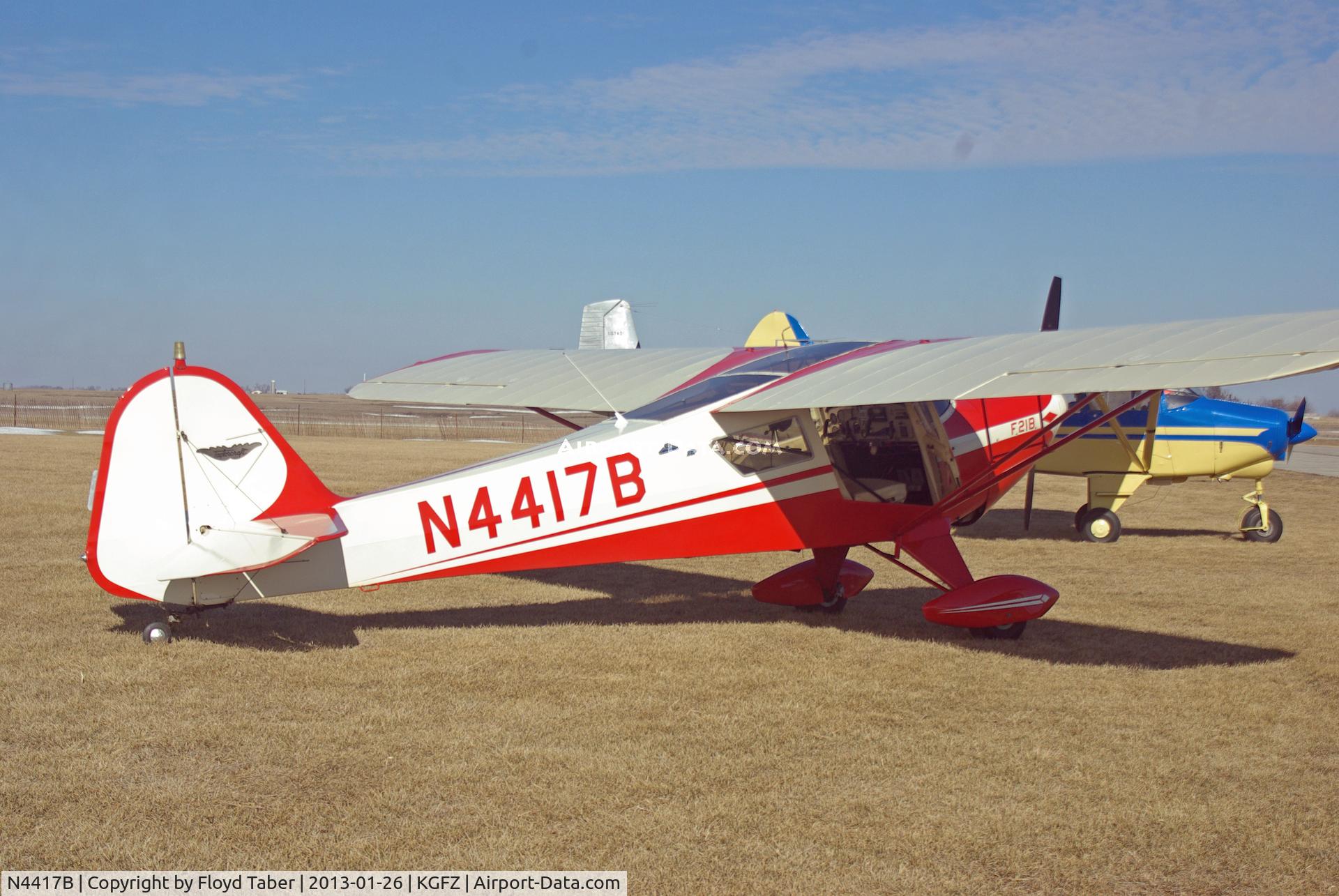 N4417B, Taylorcraft F21B C/N F-1507, Greenfield Chili Fly In