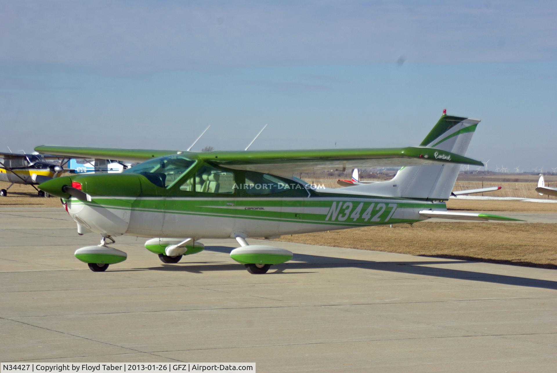 N34427, 1972 Cessna 177B Cardinal C/N 17701797, Greenfield Chili Fly In
