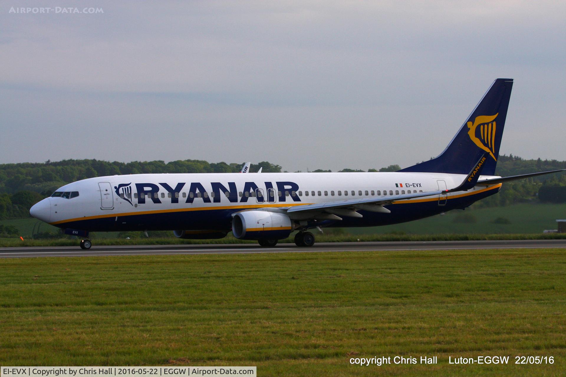 EI-EVX, 2012 Boeing 737-8AS C/N 40317, Ryanair