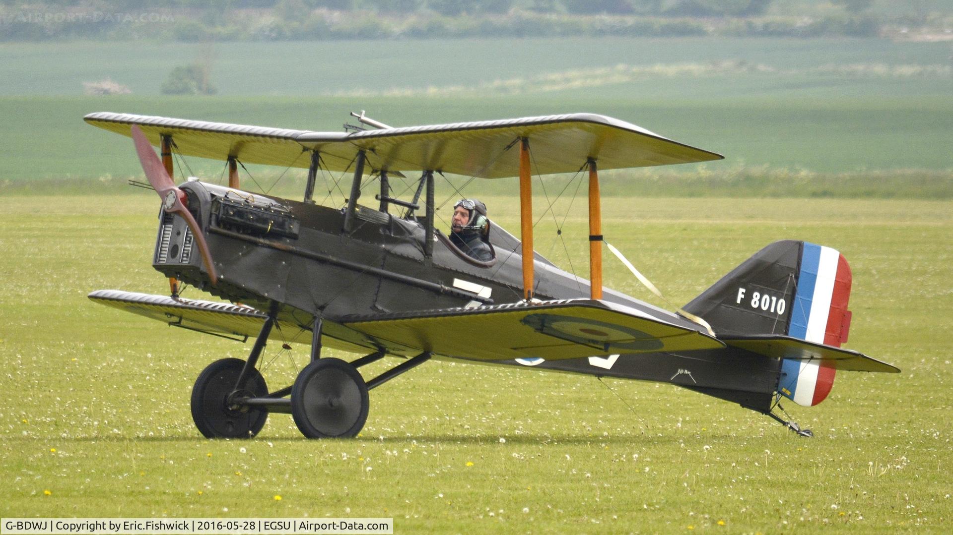 G-BDWJ, 1978 Royal Aircraft Factory SE-5A Replica C/N PFA 020-10034, 3. G-BDWJ (Member of the Great War Display Team) at the IWM American Airshow, May 2016.