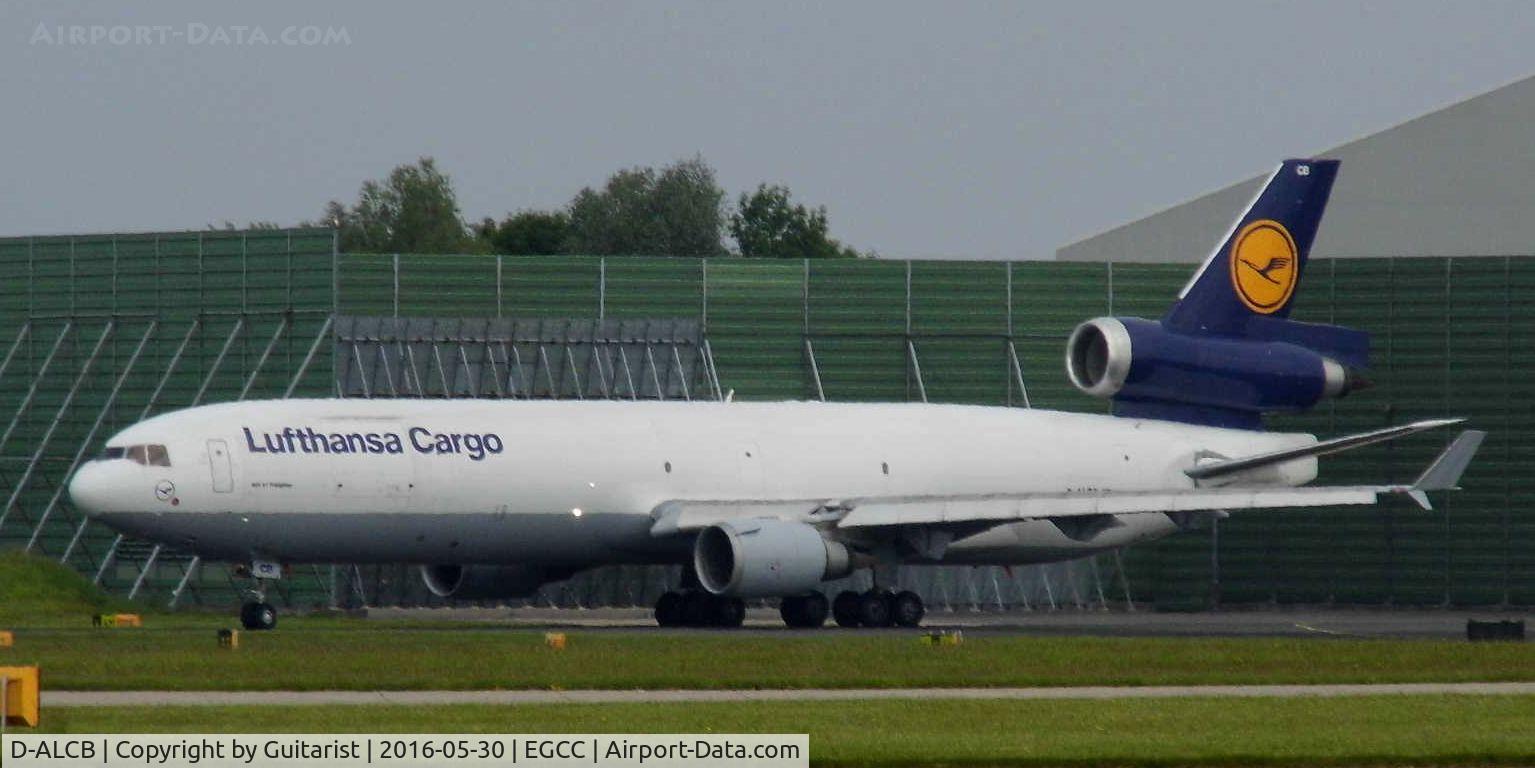 D-ALCB, 1998 McDonnell Douglas MD-11F C/N 48782, At Manchester