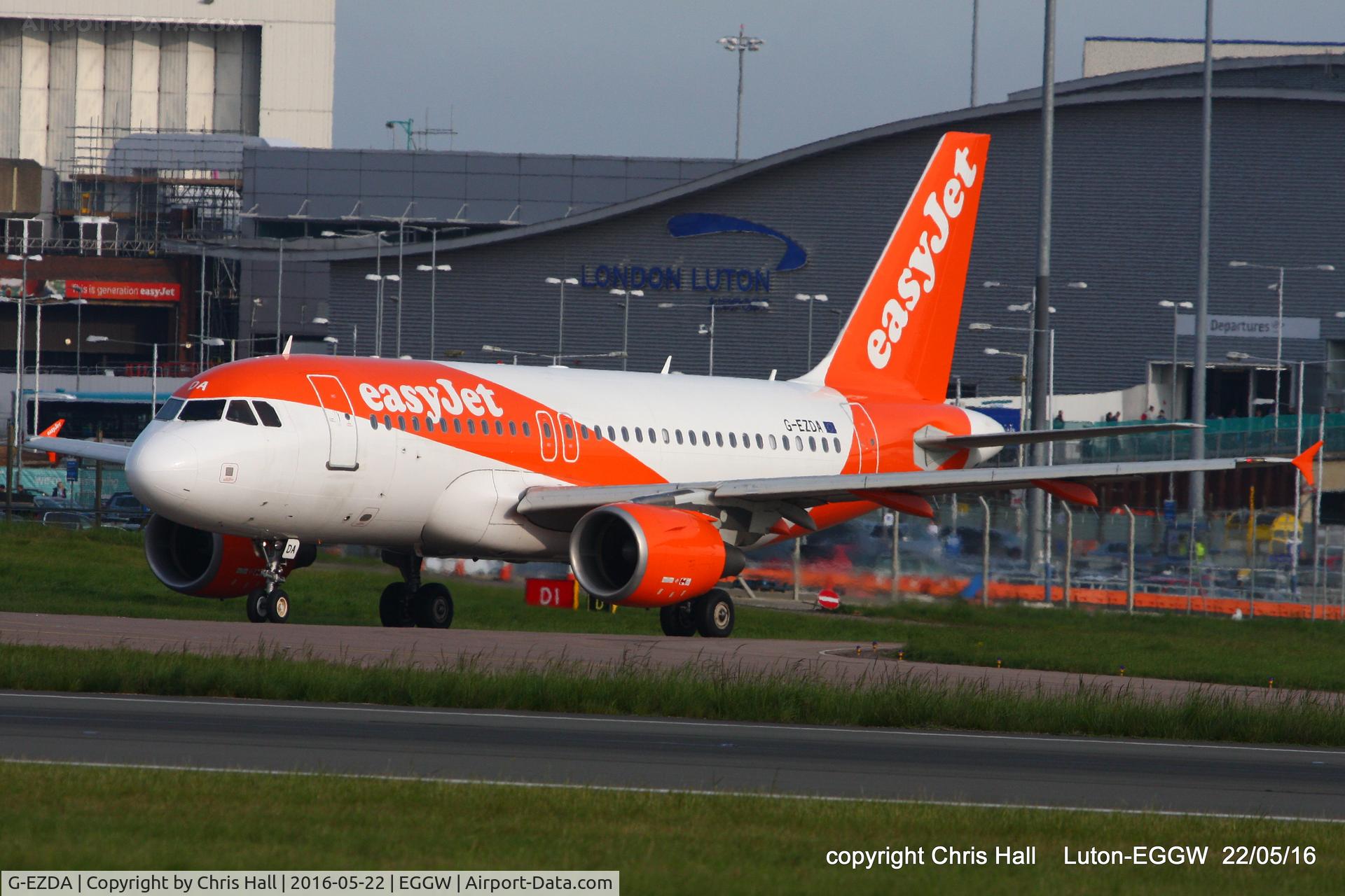 G-EZDA, 2008 Airbus A319-111 C/N 3413, easyJet