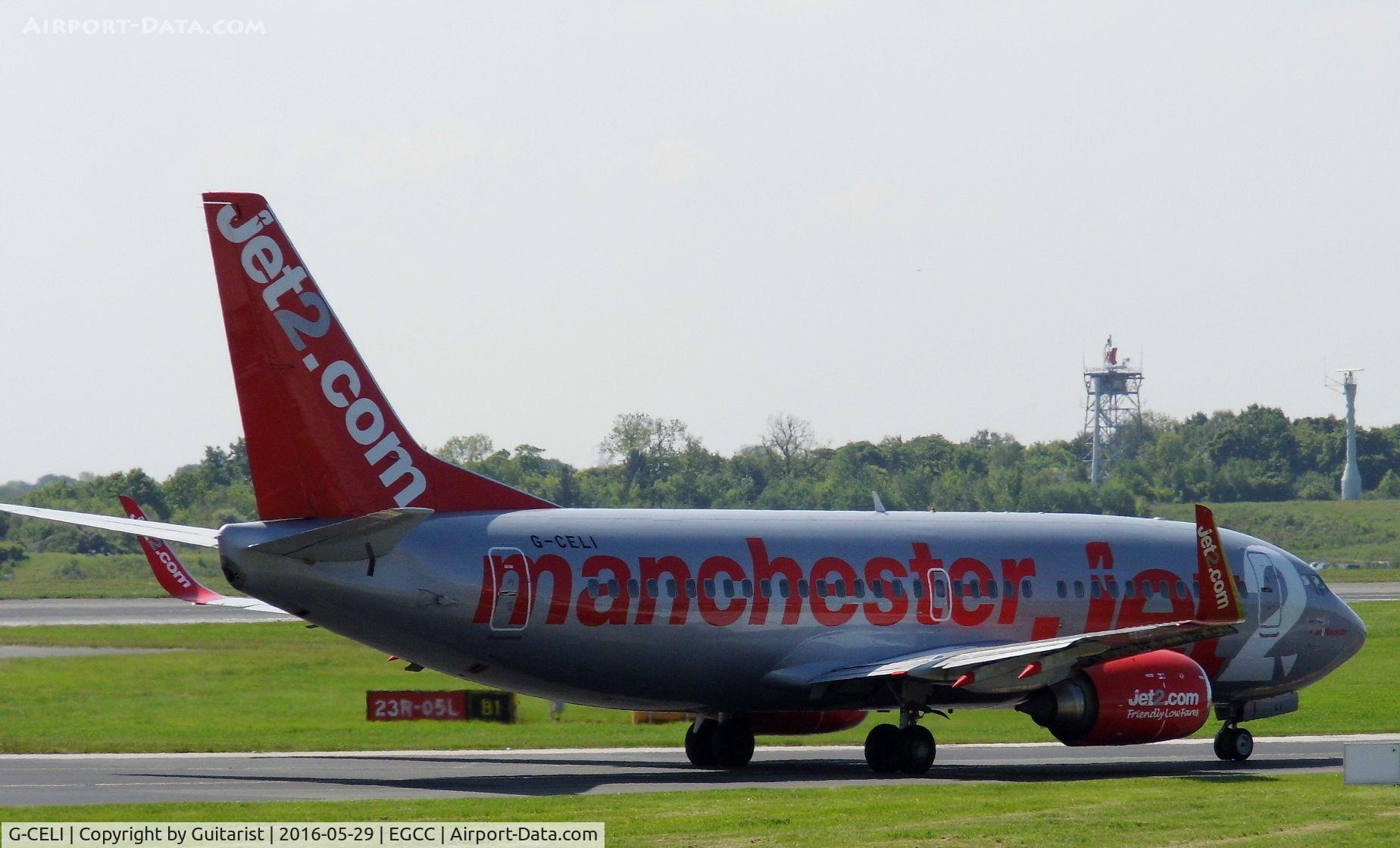 G-CELI, 1986 Boeing 737-330 C/N 23526, At Manchester