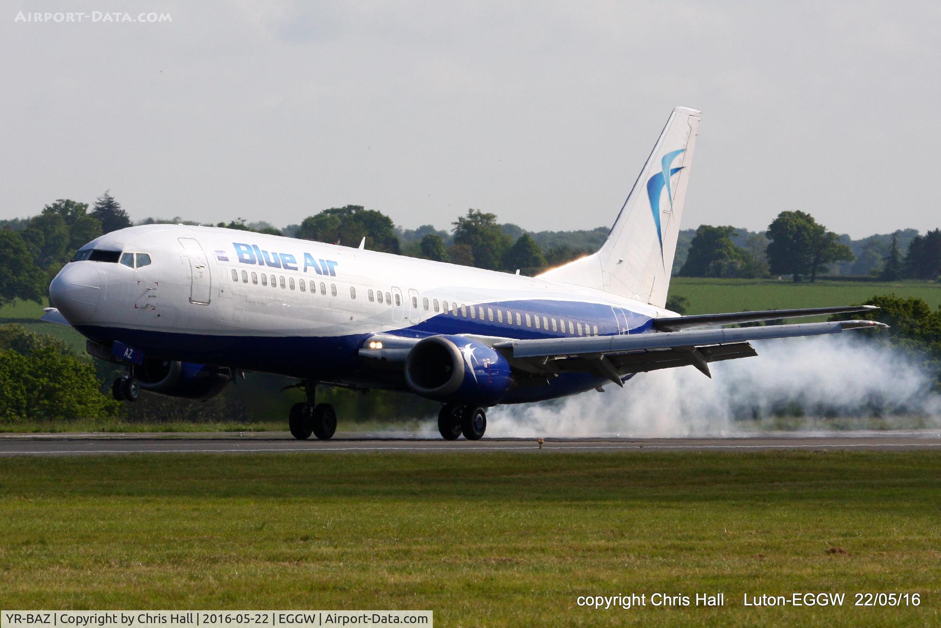 YR-BAZ, 1990 Boeing 737-405 C/N 24644, Blue Air