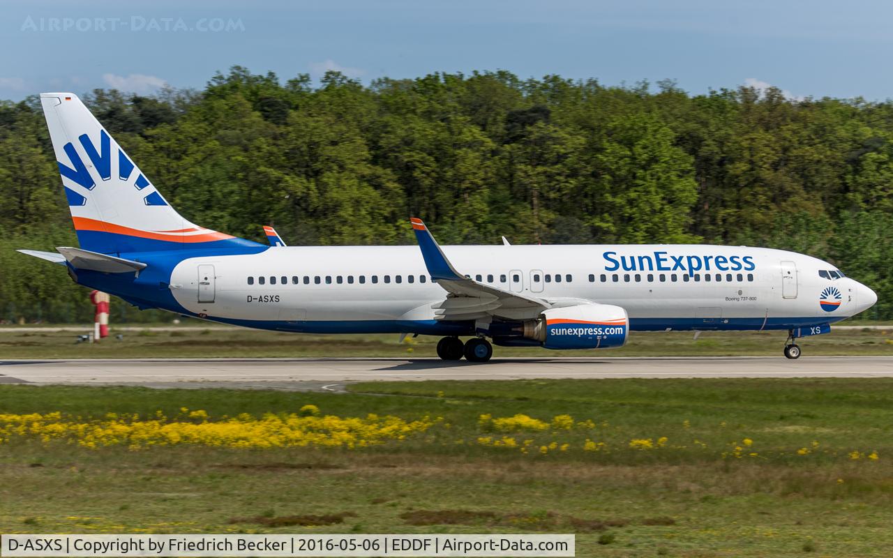 D-ASXS, 2004 Boeing 737-8AS C/N 33563, departure via RW18W