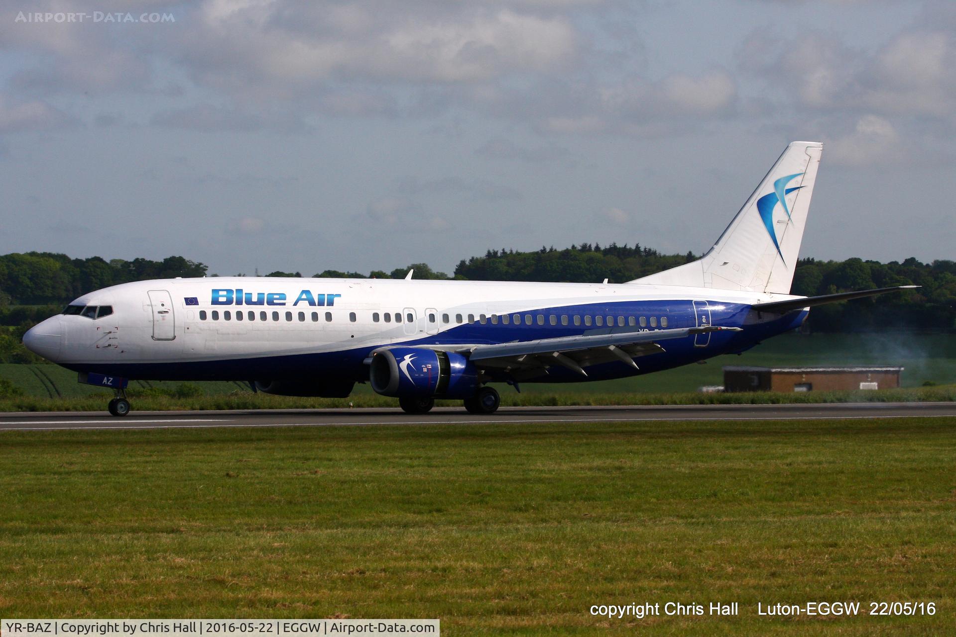 YR-BAZ, 1990 Boeing 737-405 C/N 24644, Blue Air