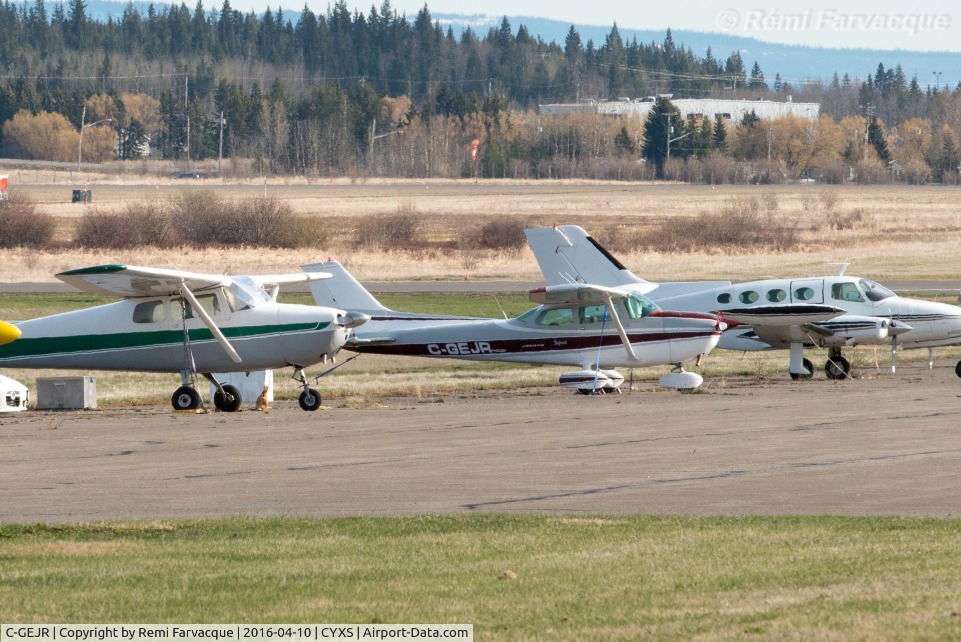 C-GEJR, 1972 Cessna 172L Skyhawk C/N 17260053, Parked south of main terminal building.