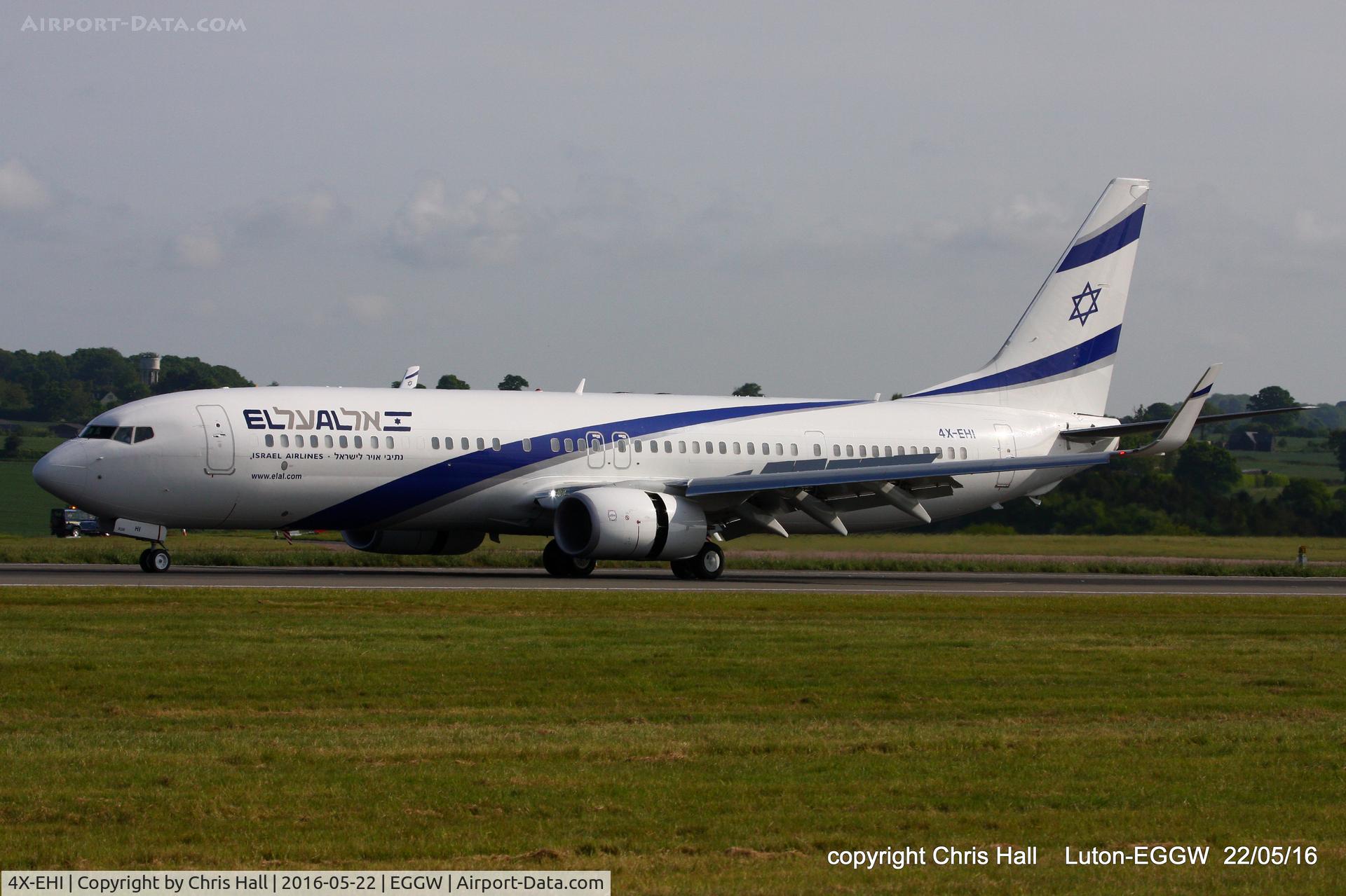 4X-EHI, 2016 Boeing 737-958/ER C/N 41559, El Al Israel Airlines