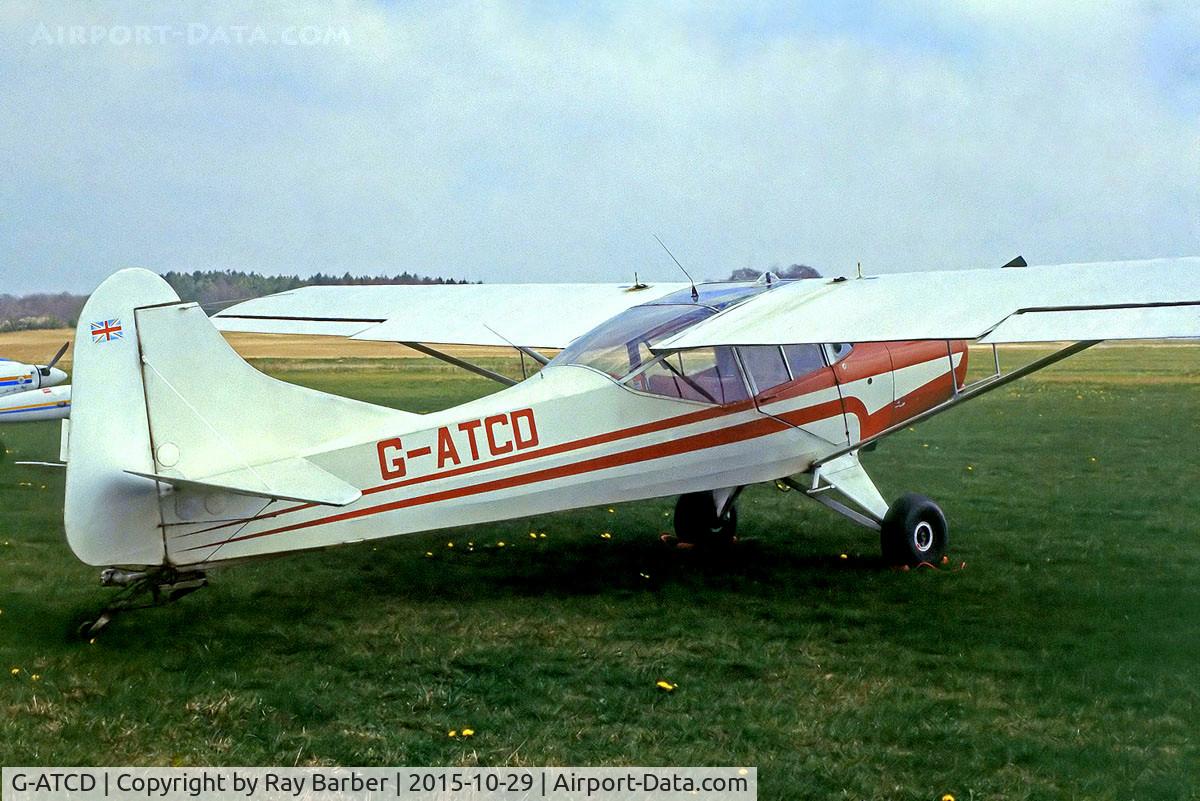 G-ATCD, 1965 Beagle D-5/180 Husky C/N 3683, Beagle D.5/180 Husky [3683] (Place & Date Unknown)~G From a slide.