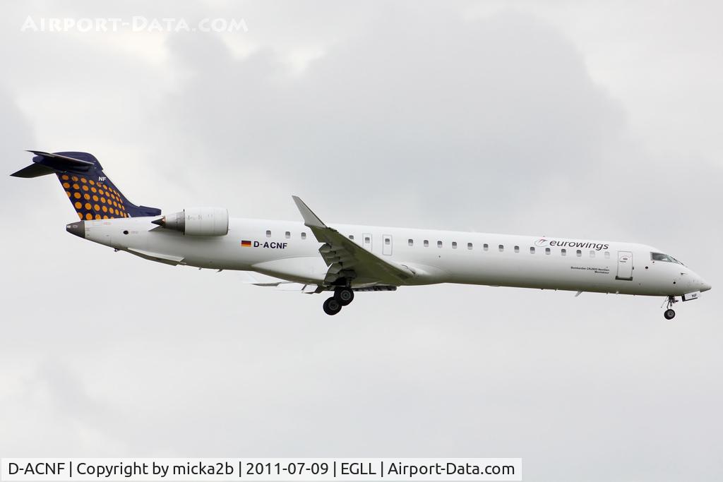 D-ACNF, 2009 Bombardier CRJ-900 (CL-600-2D24) C/N 15243, Landing