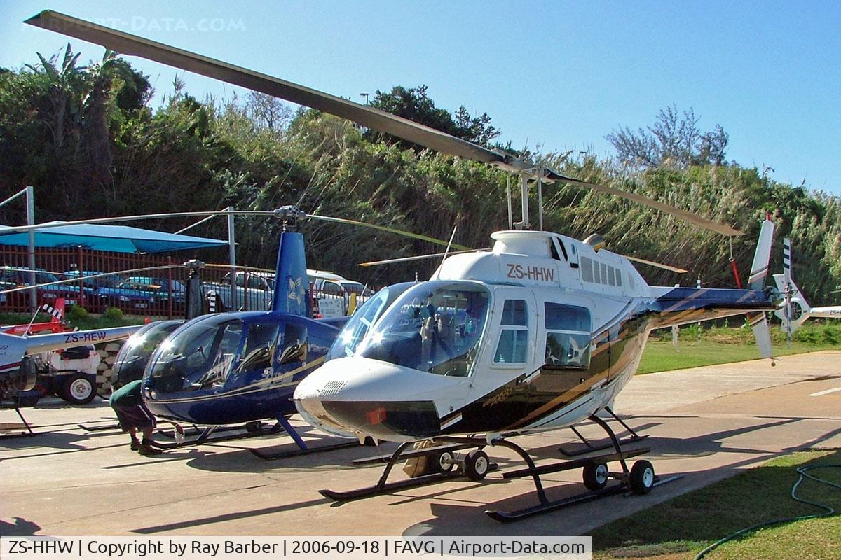 ZS-HHW, Bell 206B C/N 2551, Bell 206B-3 Jet Ranger III [2551] Durban-Virginia~ZS 18/09/2006