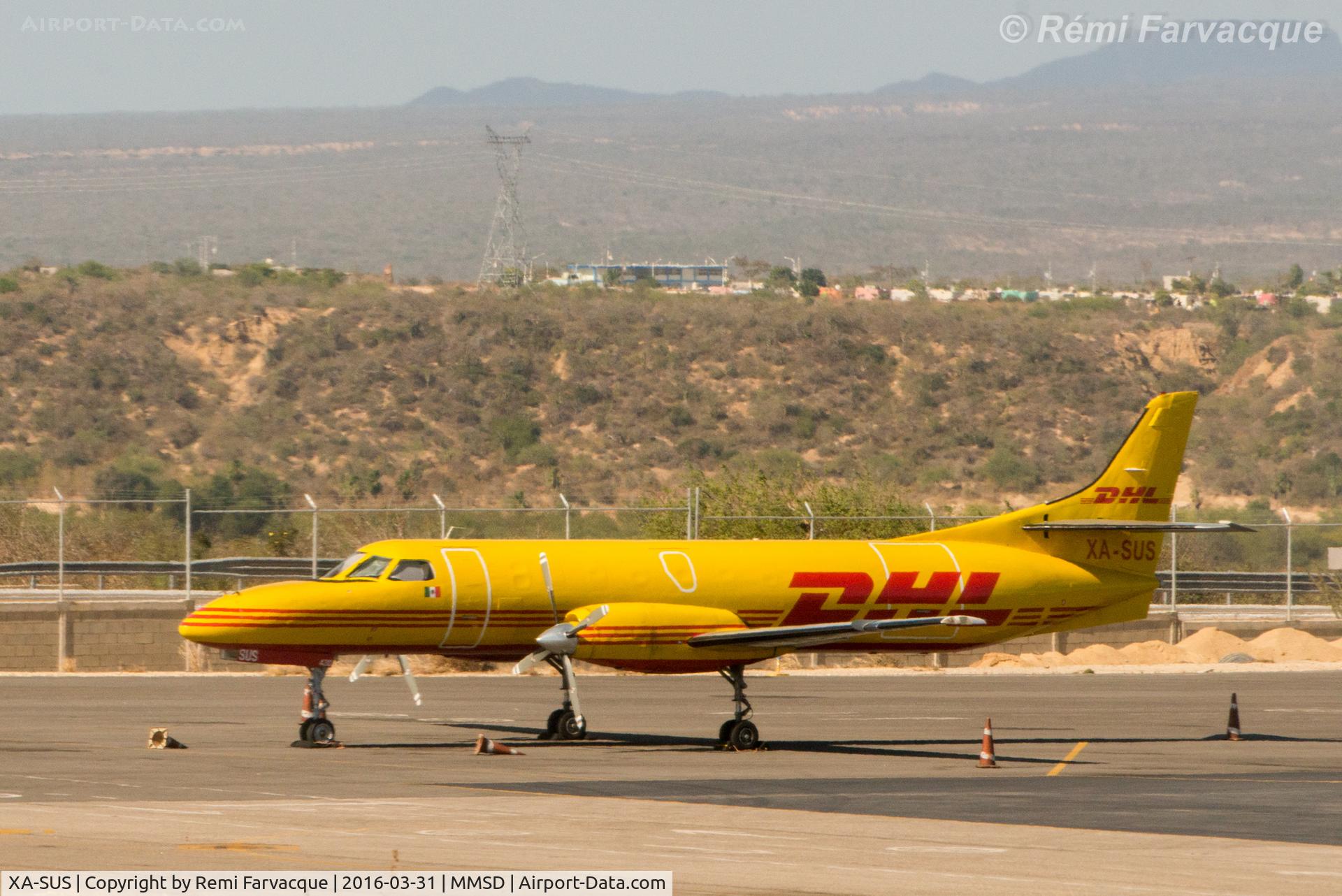 XA-SUS, 1971 Fairchild SA-227AC Metro III C/N AC-430B, Parked at north end of apron. Flights operated for DHL.