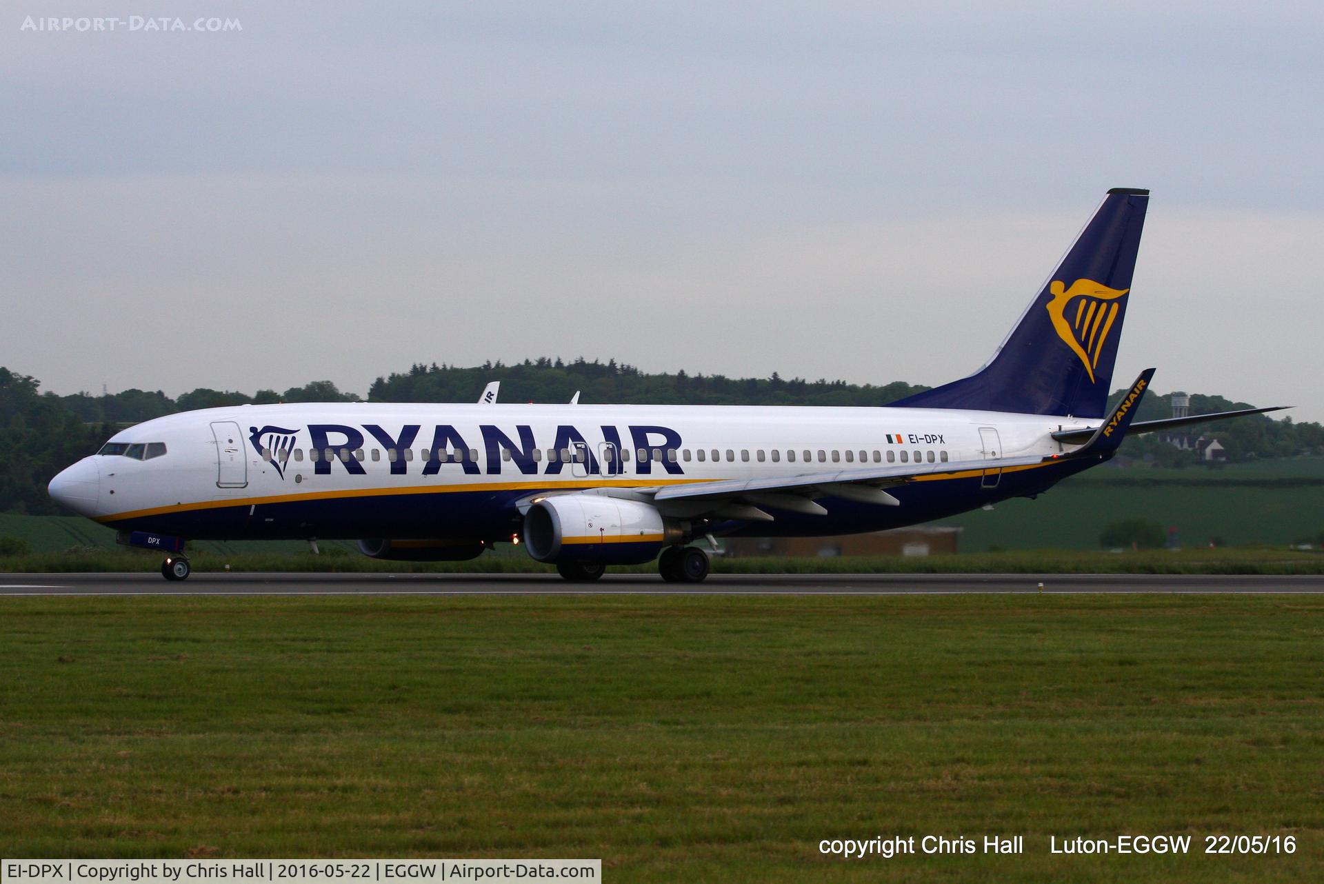 EI-DPX, 2007 Boeing 737-8AS C/N 35553, Ryanair