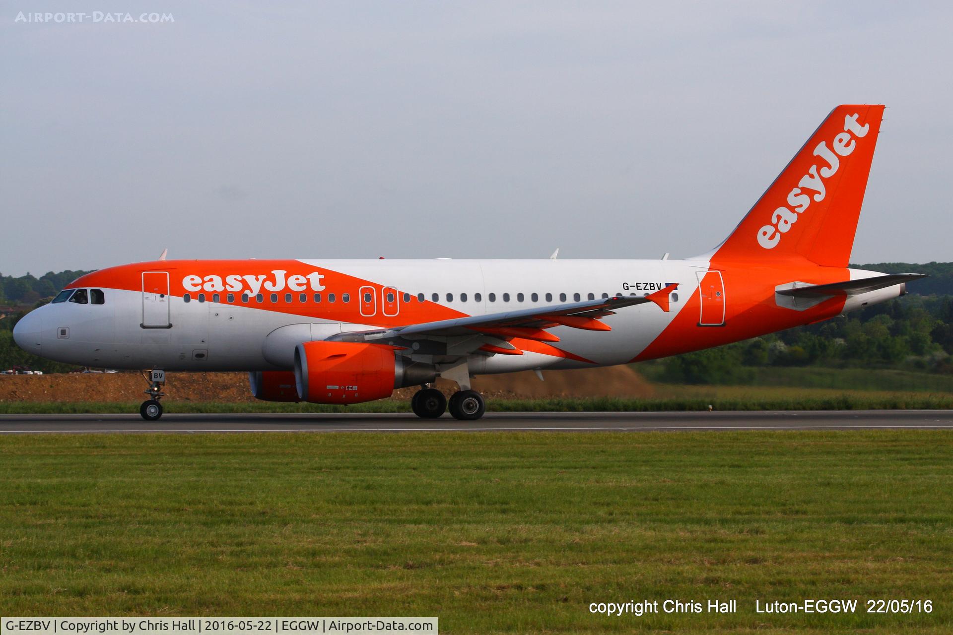 G-EZBV, 2007 Airbus A319-111 C/N 3122, easyJet