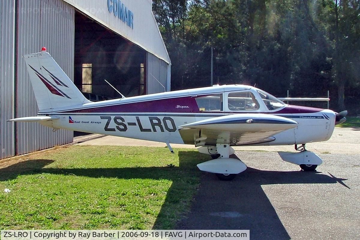 ZS-LRO, Piper PA-28-140 Cherokee C/N 2824932, Piper PA-28-140 Cherokee [28-24932] Durban-Virginia~ZS 18/09/2006