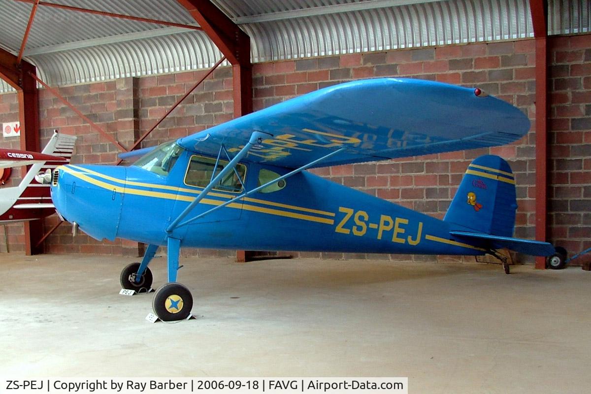 ZS-PEJ, 1946 Cessna 140 C/N 8463, Cessna 140 [8463] Durban-Virginia~ZS 18/09/2006