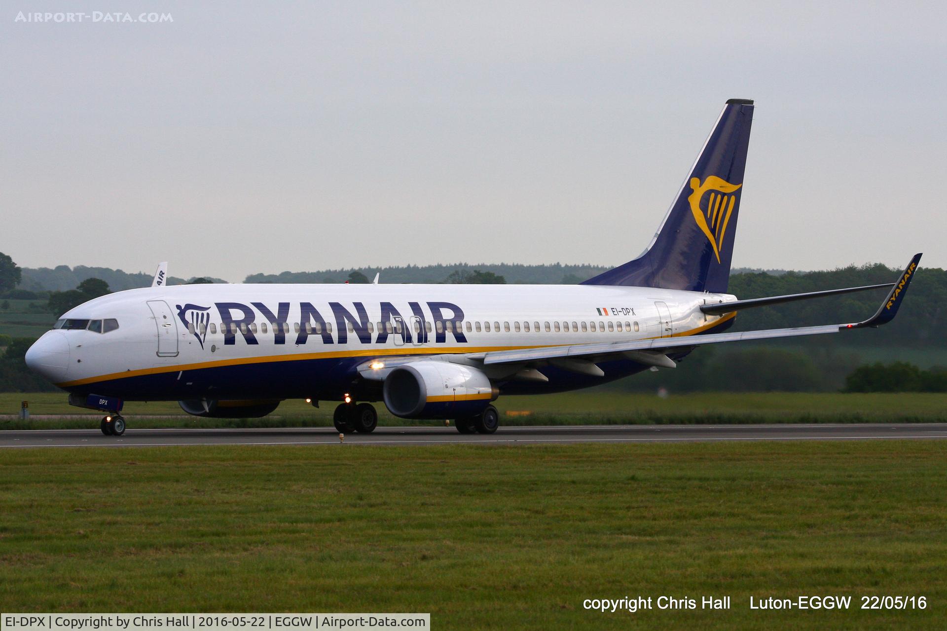 EI-DPX, 2007 Boeing 737-8AS C/N 35553, Ryanair