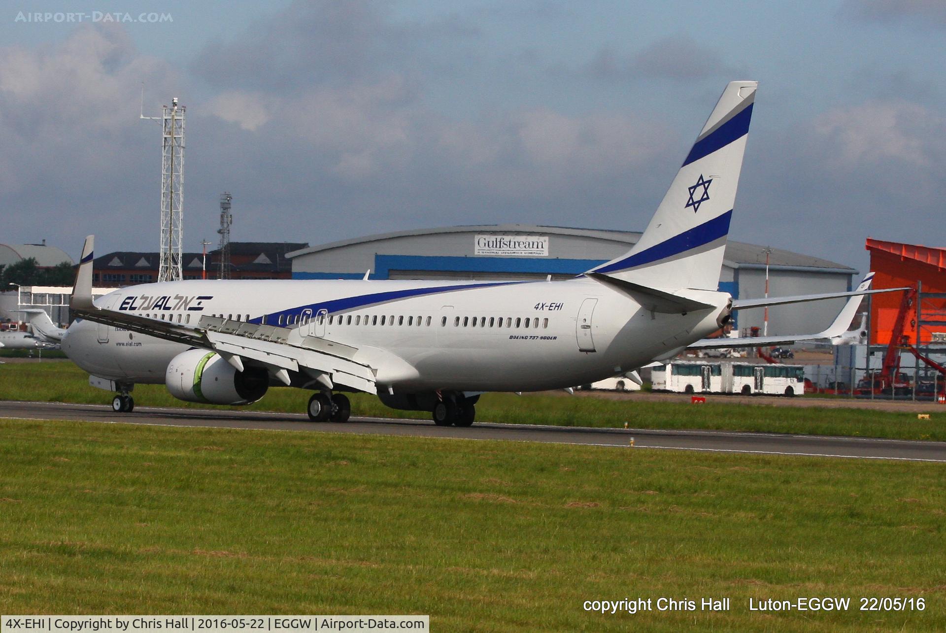 4X-EHI, 2016 Boeing 737-958/ER C/N 41559, El Al Israel Airlines