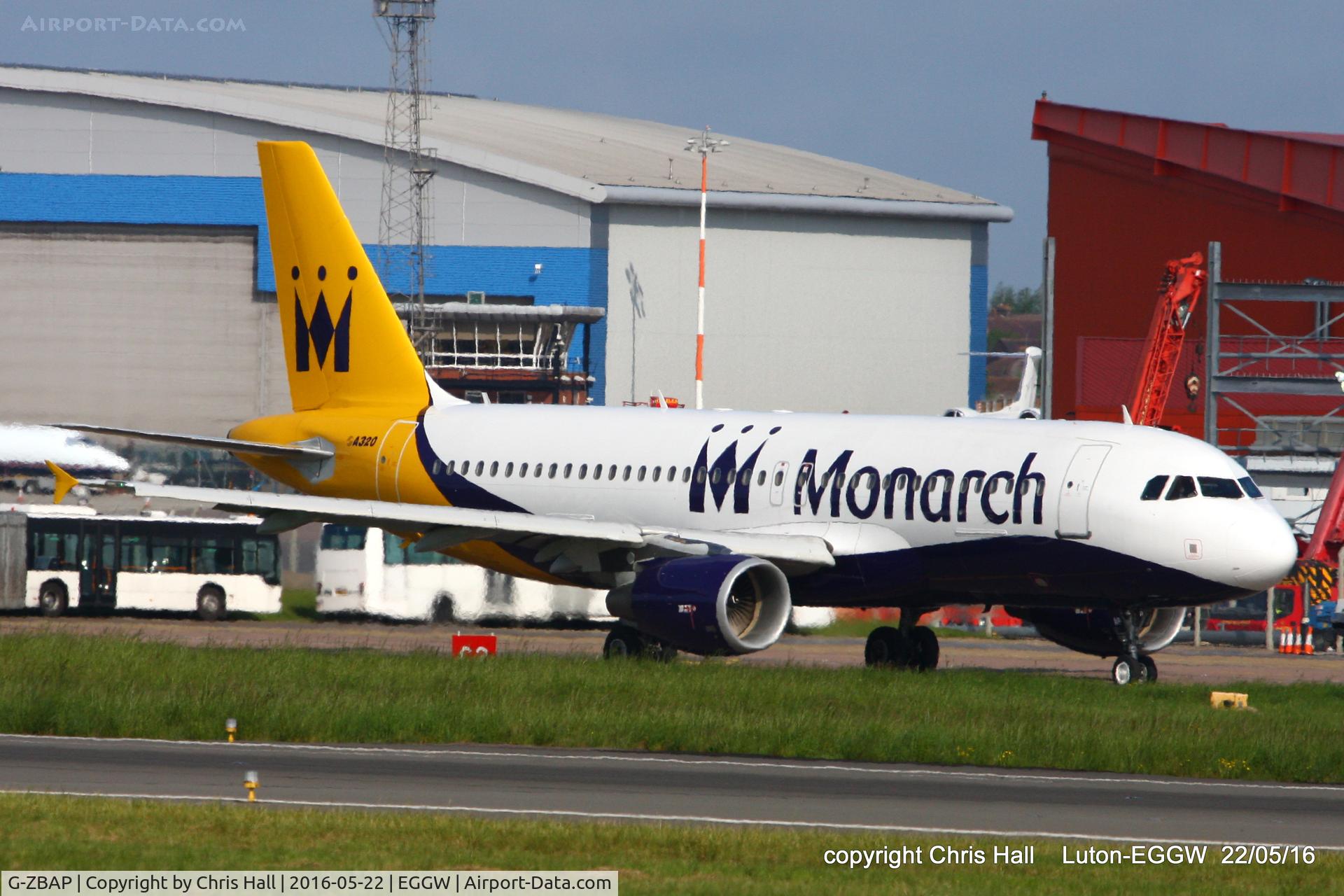 G-ZBAP, 2001 Airbus A320-214 C/N 1605, Monarch