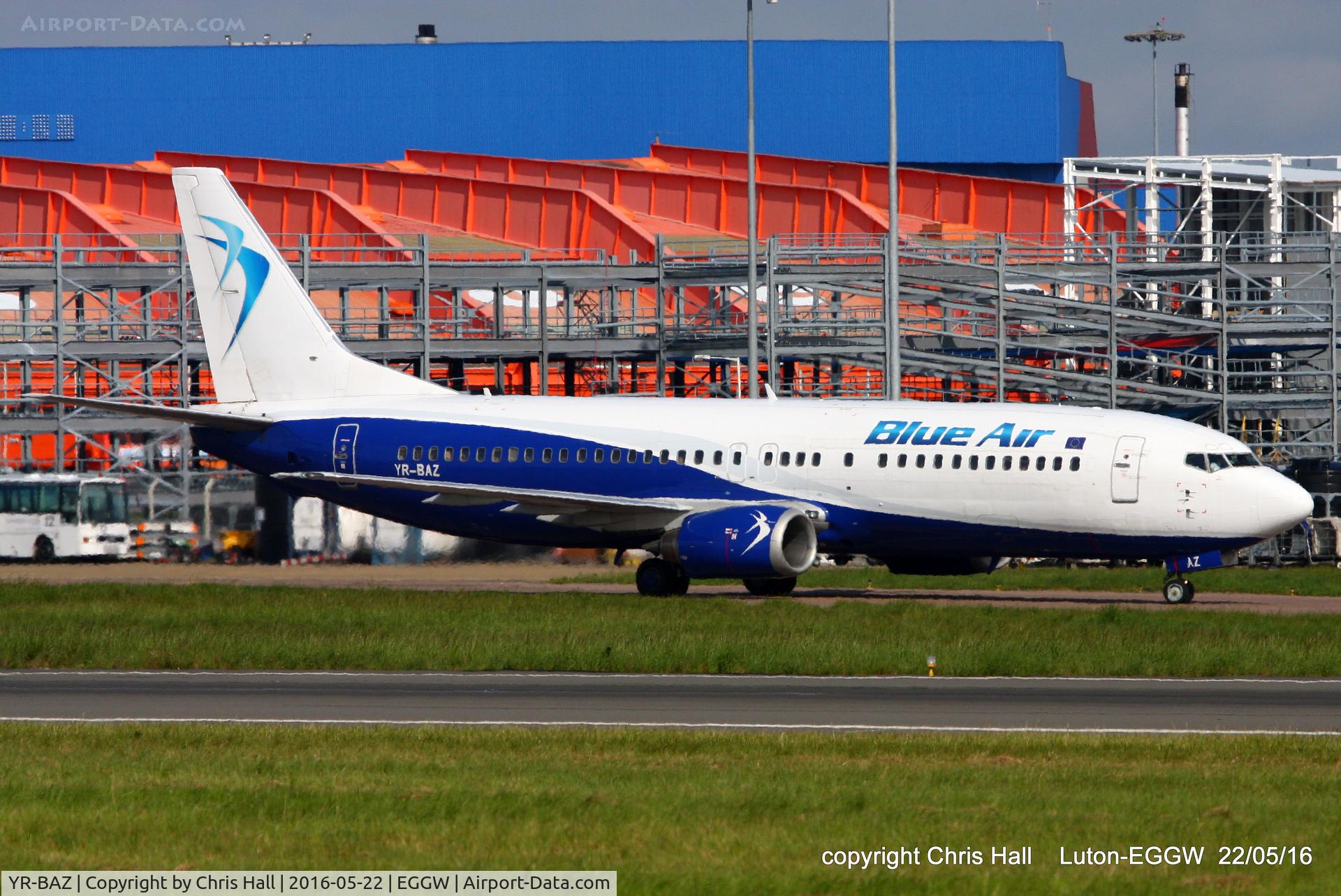 YR-BAZ, 1990 Boeing 737-405 C/N 24644, Blue Air