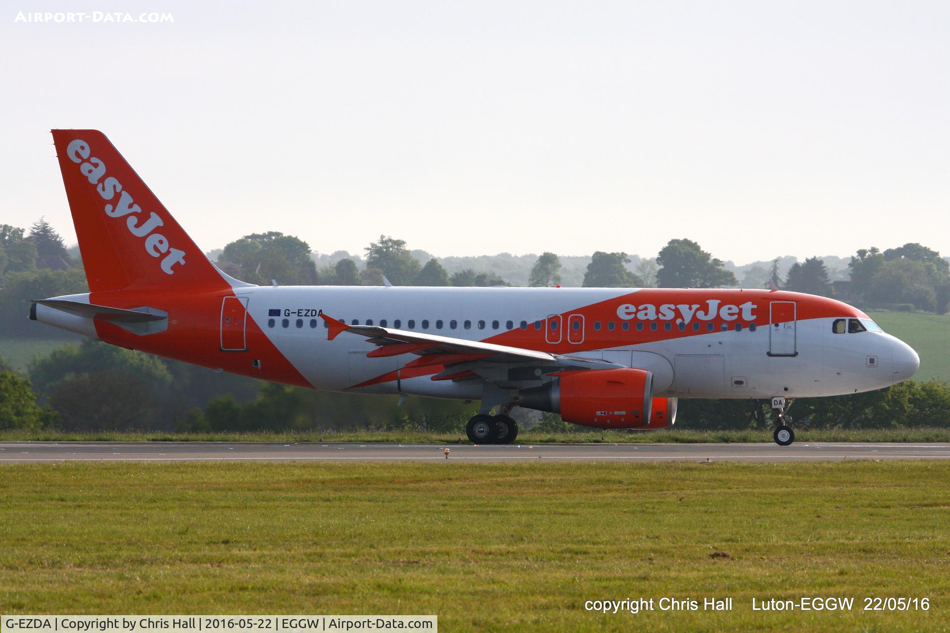 G-EZDA, 2008 Airbus A319-111 C/N 3413, easyJet