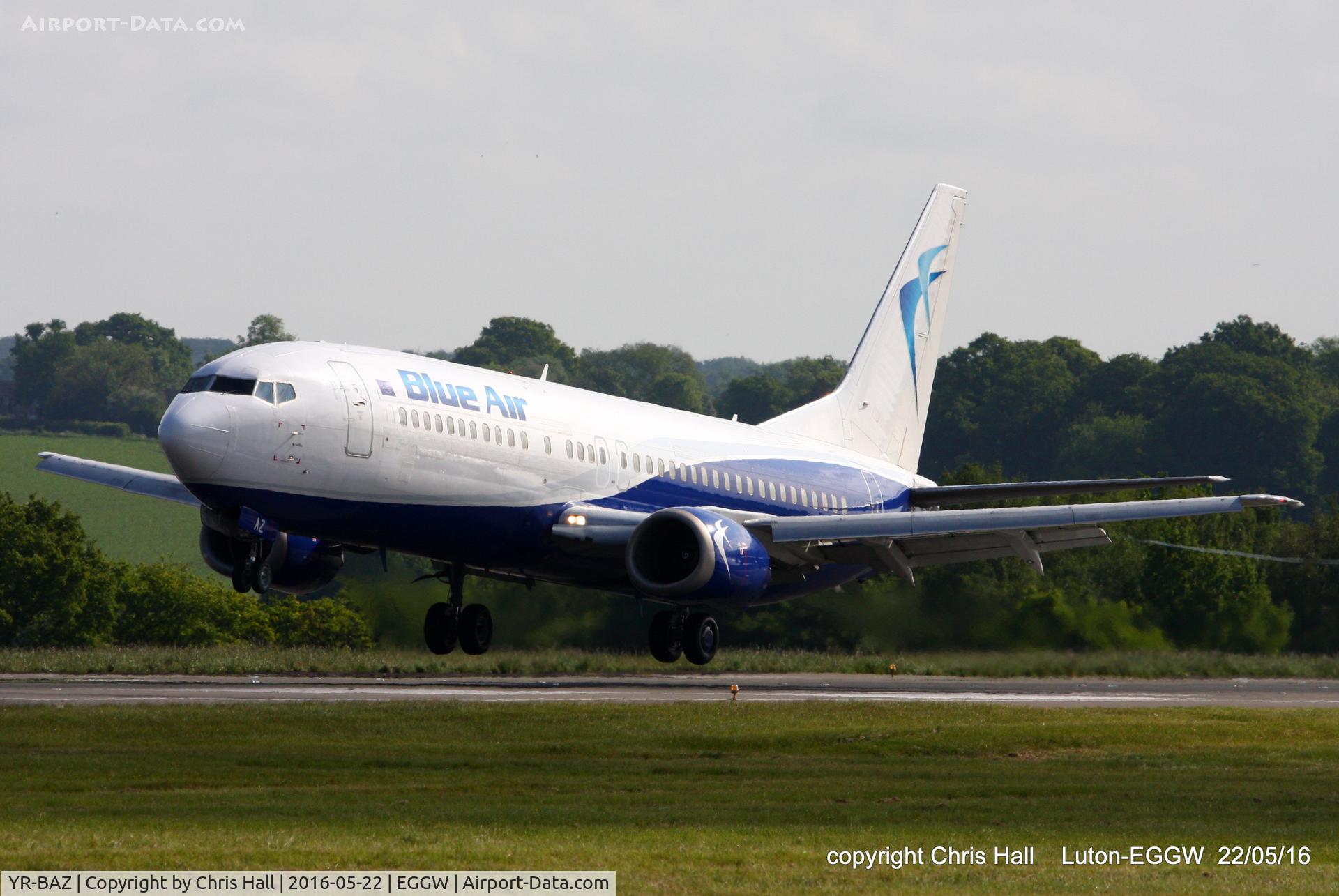 YR-BAZ, 1990 Boeing 737-405 C/N 24644, Blue Air