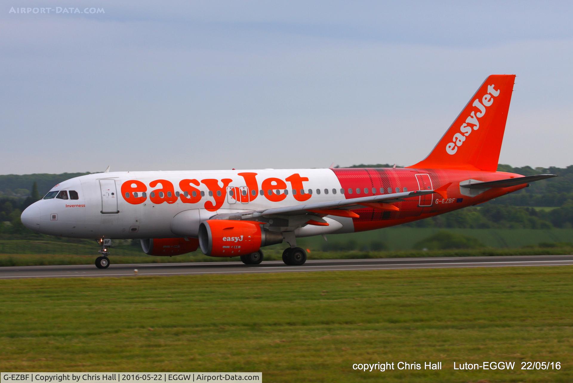 G-EZBF, 2006 Airbus A319-111 C/N 2923, easyJet