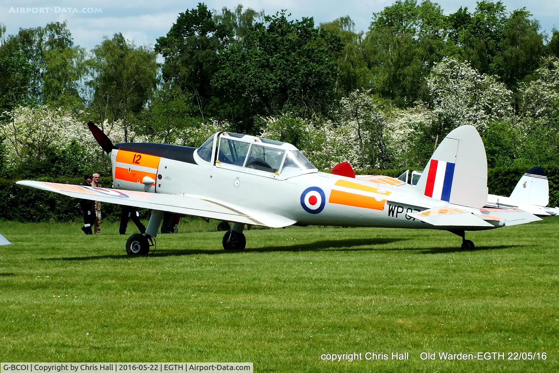 G-BCOI, 1952 De Havilland DHC-1 Chipmunk T.10 C/N C1/0759, 70th Anniversary of the first flight of the de Havilland Chipmunk  Fly-In at Old Warden