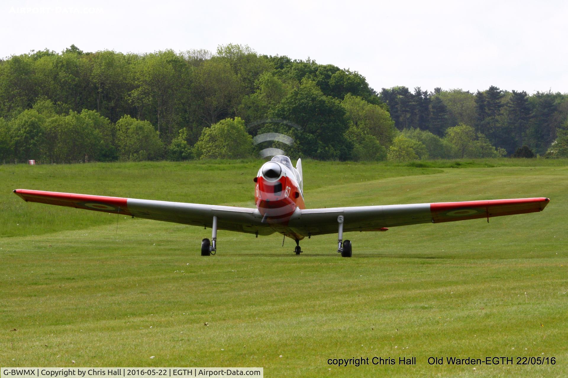 G-BWMX, 1951 De Havilland DHC-1 Chipmunk T.10 C/N C1/0481, 70th Anniversary of the first flight of the de Havilland Chipmunk  Fly-In at Old Warden