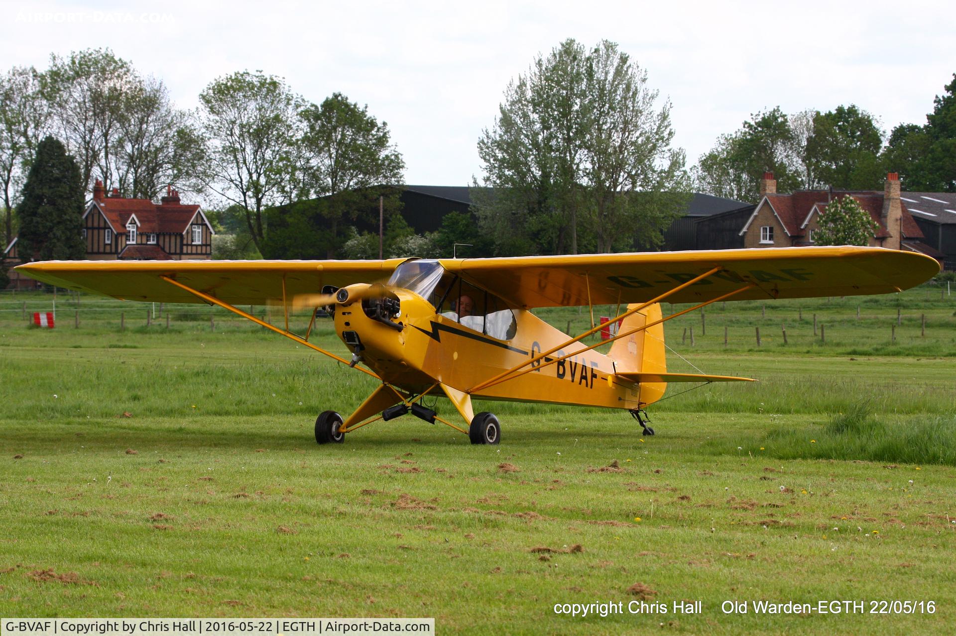 G-BVAF, 1940 Piper J3C-65 Cub Cub C/N 4645, 70th Anniversary of the first flight of the de Havilland Chipmunk  Fly-In at Old Warden