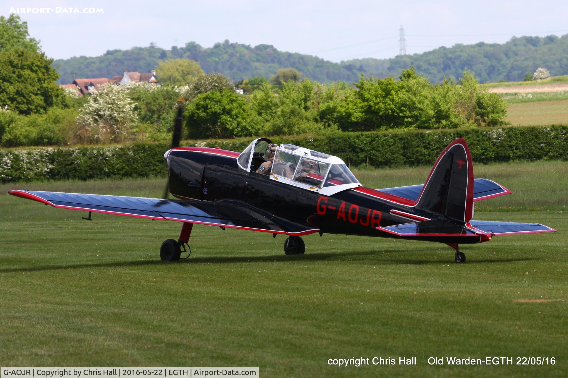 G-AOJR, 1950 De Havilland DHC-1 Chipmunk T.10 C/N C1/0205, 70th Anniversary of the first flight of the de Havilland Chipmunk  Fly-In at Old Warden