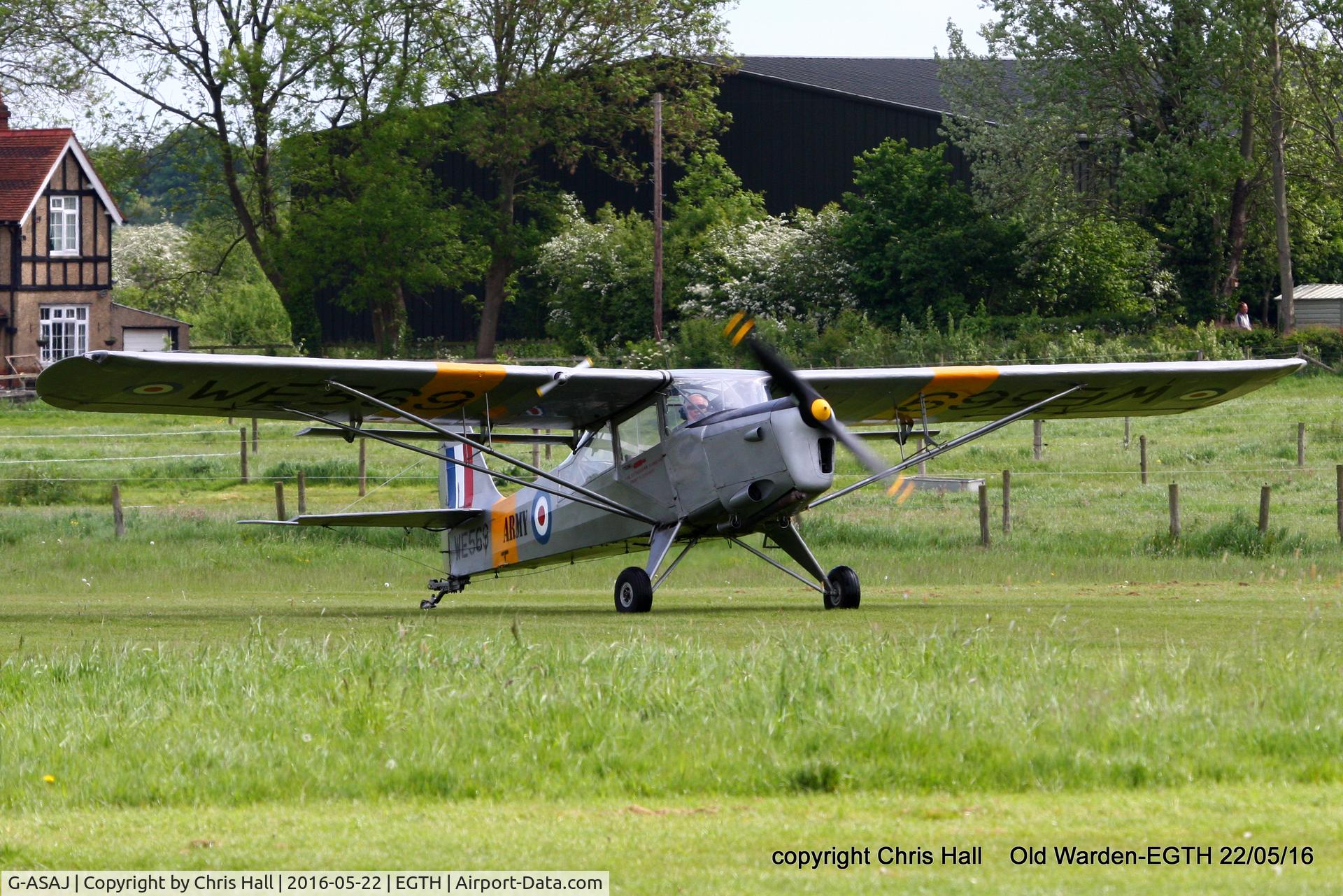 G-ASAJ, 1962 Beagle A-61 Terrier 2 C/N B.605, 70th Anniversary of the first flight of the de Havilland Chipmunk  Fly-In at Old Warden