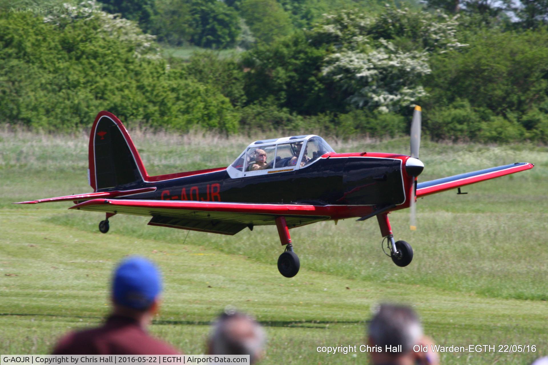 G-AOJR, 1950 De Havilland DHC-1 Chipmunk T.10 C/N C1/0205, 70th Anniversary of the first flight of the de Havilland Chipmunk  Fly-In at Old Warden