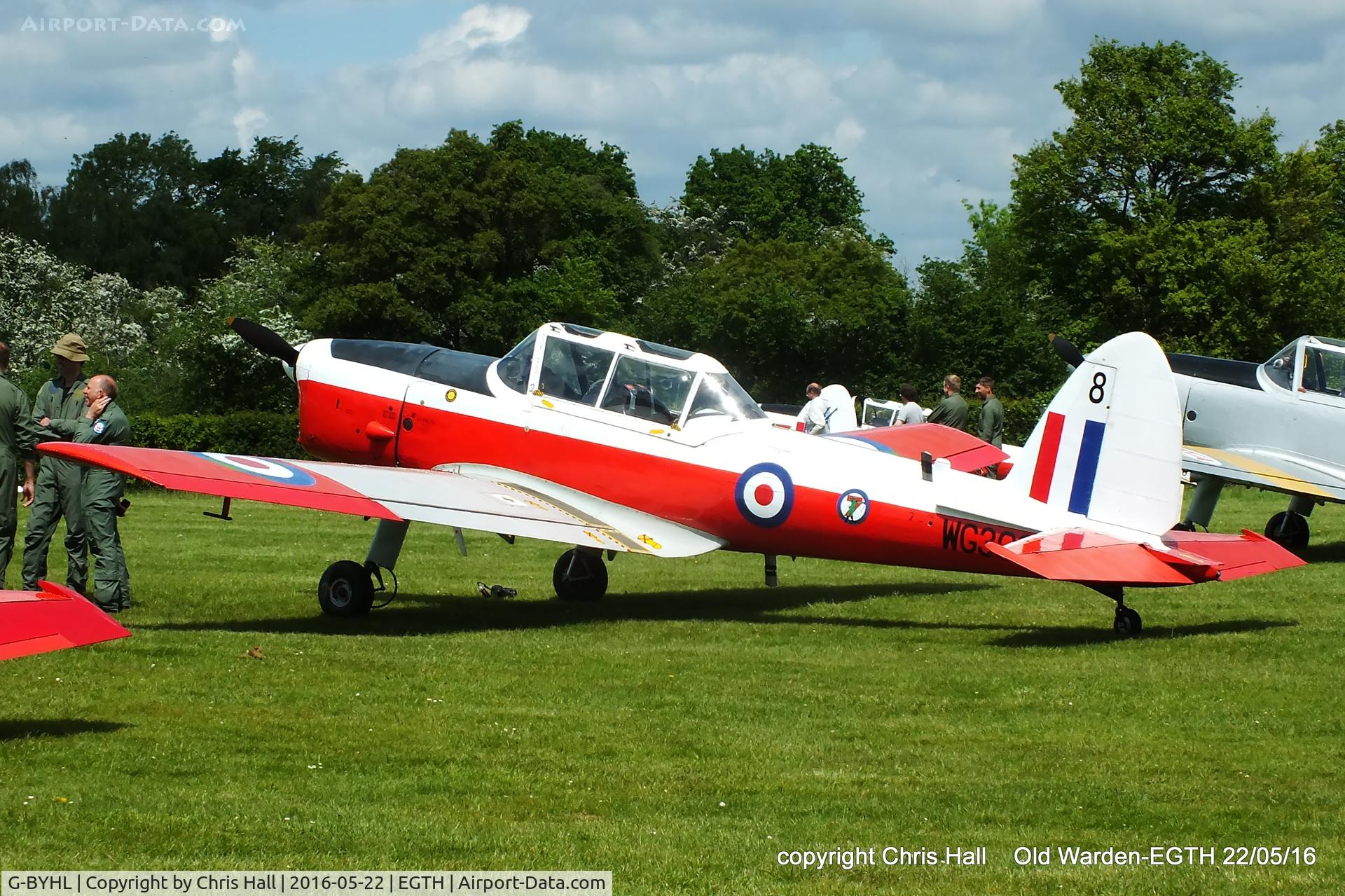 G-BYHL, 1951 De Havilland DHC-1 Chipmunk T.10 C/N C1/0361, 70th Anniversary of the first flight of the de Havilland Chipmunk  Fly-In at Old Warden