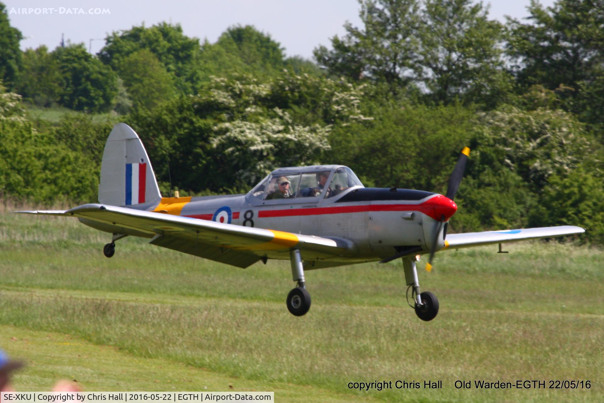 SE-XKU, 1950 De Havilland DHC-1 Chipmunk 22 C/N C1/0102, 70th Anniversary of the first flight of the de Havilland Chipmunk  Fly-In at Old Warden