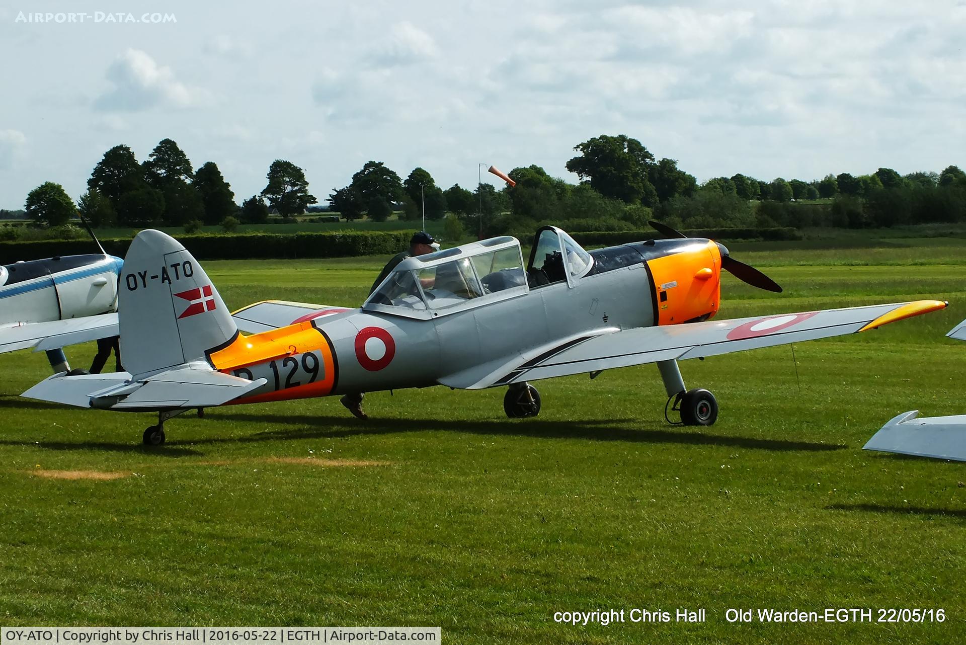 OY-ATO, 1950 De Havilland DHC-1 Chipmunk 22 C/N C1/0108, 70th Anniversary of the first flight of the de Havilland Chipmunk  Fly-In at Old Warden