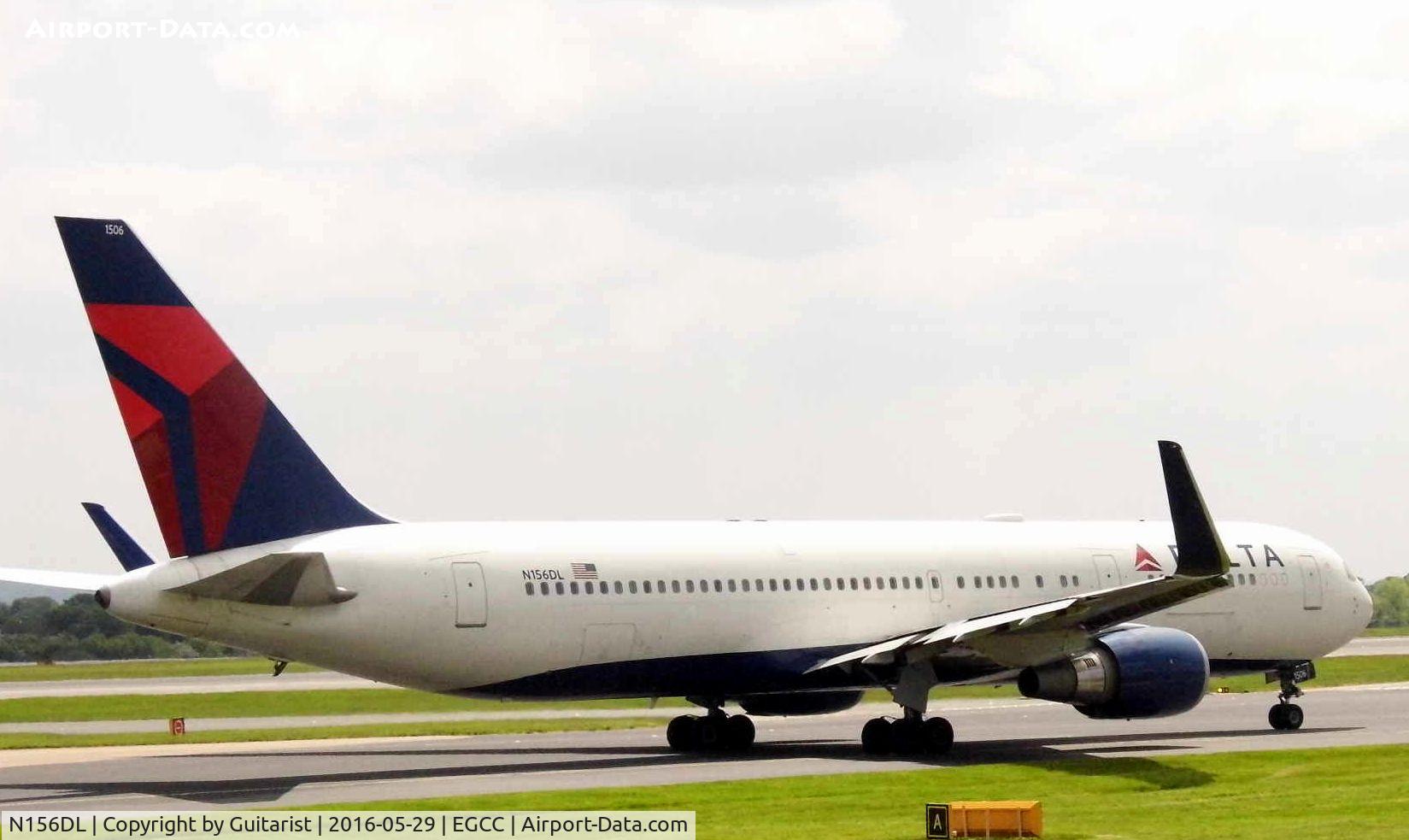 N156DL, 1991 Boeing 767-3P6 C/N 25354, At Manchester
