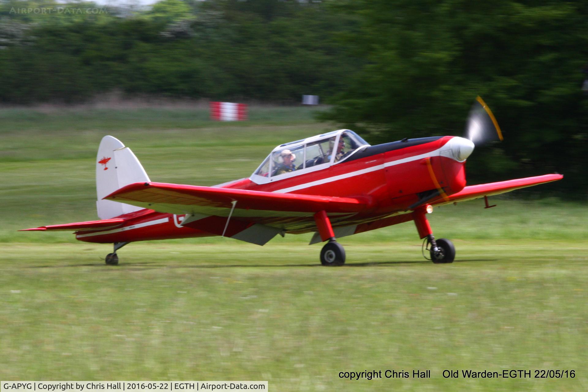 G-APYG, 1950 De Havilland DHC-1 Chipmunk T.10 C/N C1/0060, 70th Anniversary of the first flight of the de Havilland Chipmunk  Fly-In at Old Warden