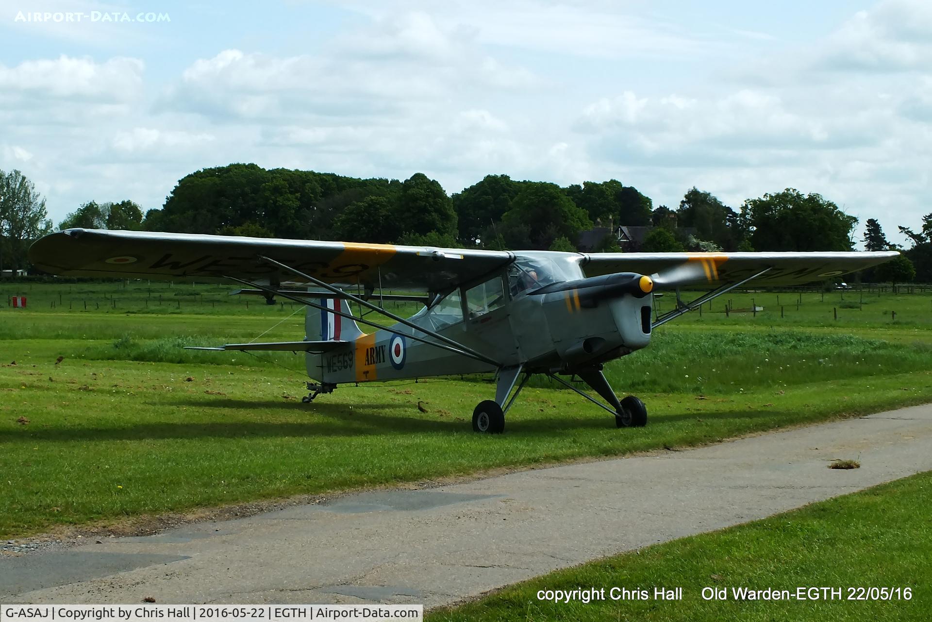 G-ASAJ, 1962 Beagle A-61 Terrier 2 C/N B.605, 70th Anniversary of the first flight of the de Havilland Chipmunk  Fly-In at Old Warden