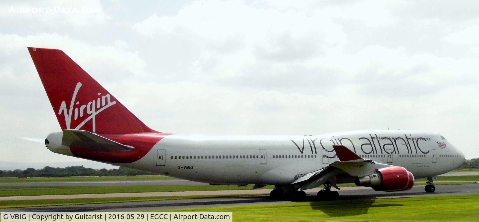 G-VBIG, 1996 Boeing 747-4Q8 C/N 26255, At Manchester