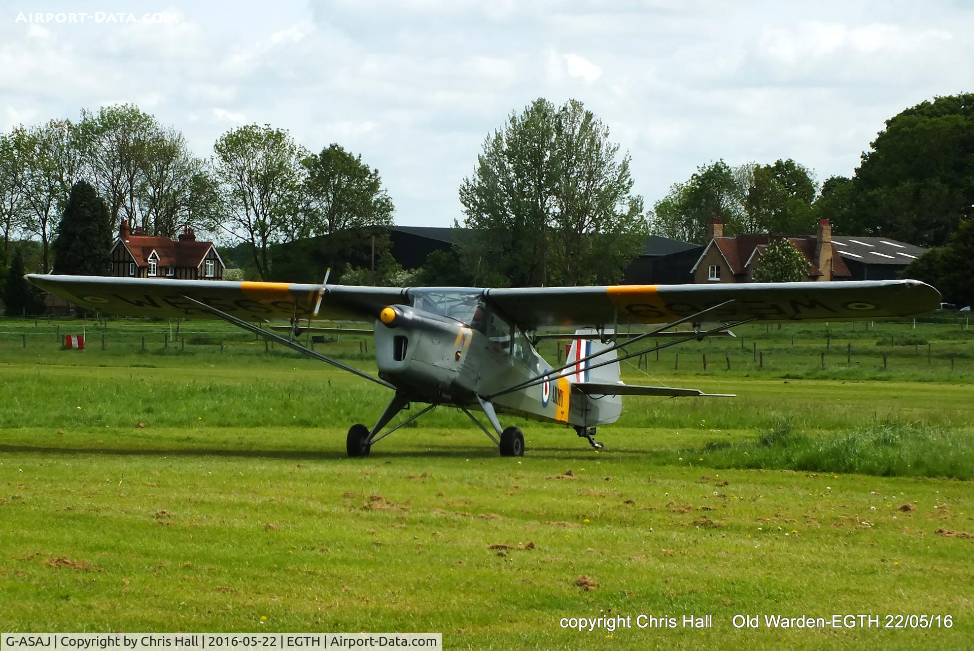 G-ASAJ, 1962 Beagle A-61 Terrier 2 C/N B.605, 70th Anniversary of the first flight of the de Havilland Chipmunk  Fly-In at Old Warden