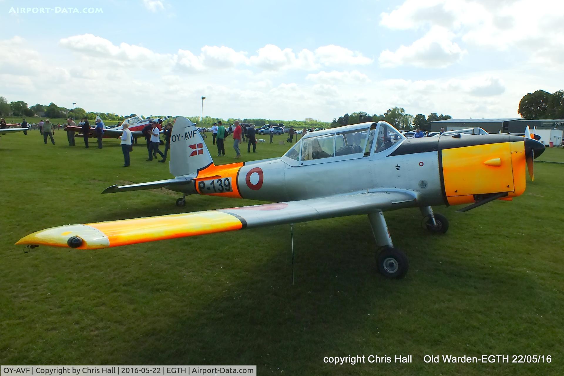OY-AVF, 1953 De Havilland DHC-1 Chipmunk 22 C/N C1/0794, 70th Anniversary of the first flight of the de Havilland Chipmunk  Fly-In at Old Warden