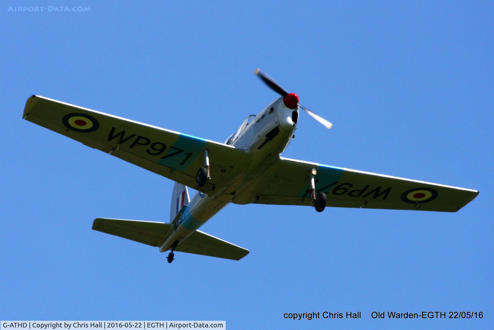 G-ATHD, 1953 De Havilland DHC-1 Chipmunk T.10 C/N C1/0837, 70th Anniversary of the first flight of the de Havilland Chipmunk  Fly-In at Old Warden