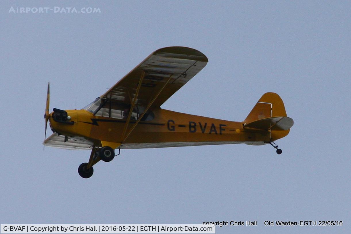 G-BVAF, 1940 Piper J3C-65 Cub Cub C/N 4645, 70th Anniversary of the first flight of the de Havilland Chipmunk  Fly-In at Old Warden